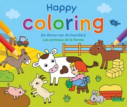 Happy coloring - Les animaux de la ferme