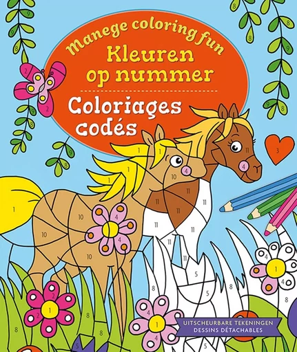 Manege Coloring Fun - Coloriages codés - PETRA THEISSEN, PETRA - CHANTECLER