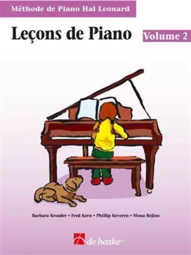 LECONS DE PIANO, VOLUME 2 (AVEC CD) METHODE DE PIANO HAL LEONARD - PIANO -  RECUEIL + CD -  DIVERS AUTEURS - HAL LEONARD