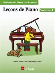 LECONS DE PIANO, VOLUME 4 (AVEC CD) METHODE DE PIANO HAL LEONARD - PIANO -  RECUEIL + CD