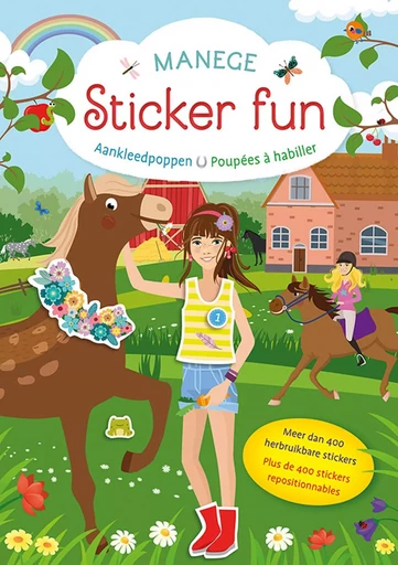 Manege Sticker Fun - Poupées à habiller -  Collectif - CHANTECLER