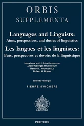 LANGUAGES AND LINGUISTS AIMS, PERSPECTIVES, AND DUTIES OF LINUISTICS