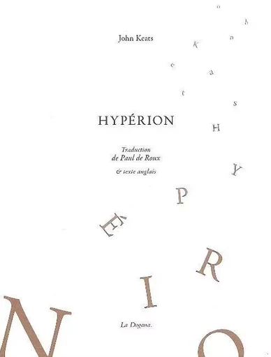 Hypérion - John Keats - La Dogana