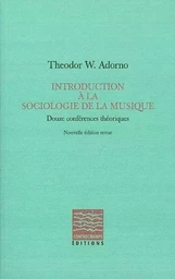 Introduction à la sociologie de la musique