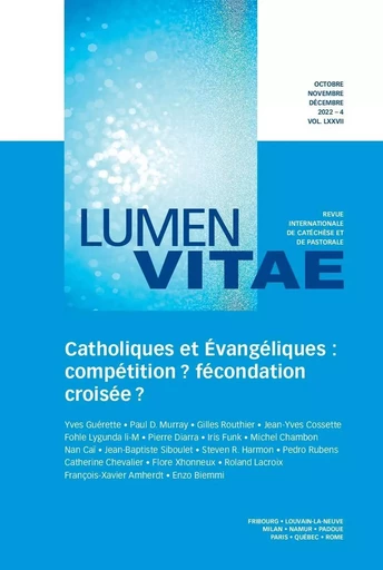 Catholiques et Évangéliques : compétition ? fécondation croisée ? tomee 77/4 -  - RIRTP