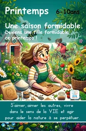 Printemps Une saison formidable. Deviens une fille formidable ce printemps ! 6-10ans Accessible DYS