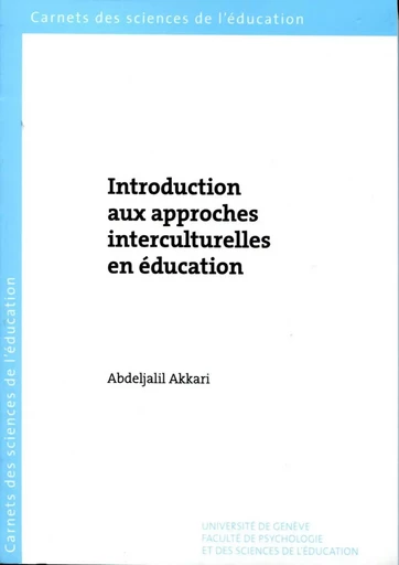 Introduction aux approches interculturelles en éducation -  - SECTION SCIENCE