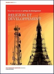 REVUE INTERNATIONALE DE POLITIQUE ET DE DEVELOPPEMENT, N  4/2013. REL IGION ET DEVELOPPEMENT - POLDE