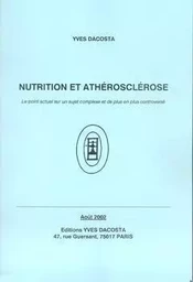 NUTRITION ET ATHEROSCLEROSE