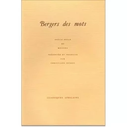 Bergers des mots - poésie peule du Mâssina