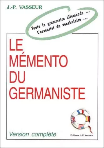 MEMENTO DU GERMANISTE VERSION COMPLETE -  VASSEUR - VASSEUR