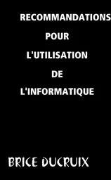 RECOMMANDATIONS POUR L'UTILISATION DE L'INFORMATIQUE