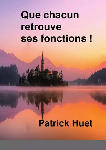 Que chacun retrouve ses fonctions ! - Patrick Huet - LULU