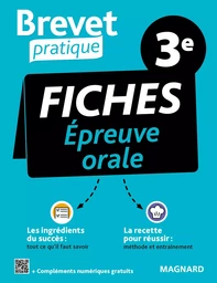 Brevet Pratique Fiches Épreuve orale 3e Brevet 2025