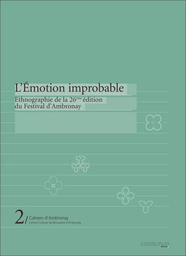 L’Émotion improbable - Laurent Denizeau - AMBRONAY